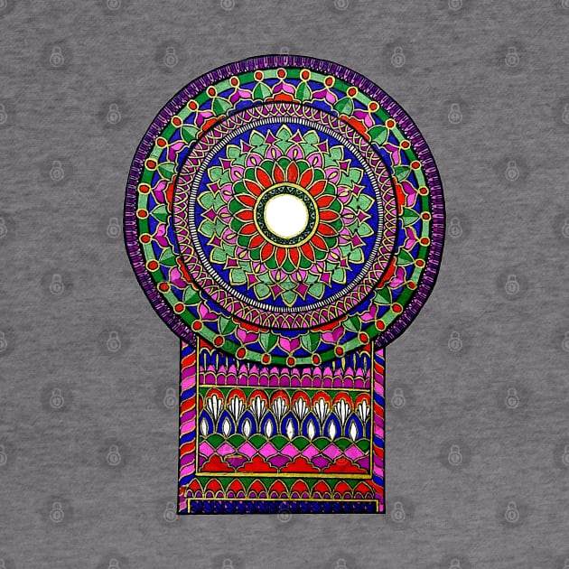 Church Plan Mandala by designsbygulmohar